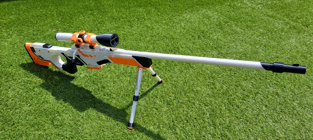 Skyforix awp asiimov style rubber band sniper rifle 3d model premium rifle solution for awp asiimov style rubber band sniper rifle 3d model