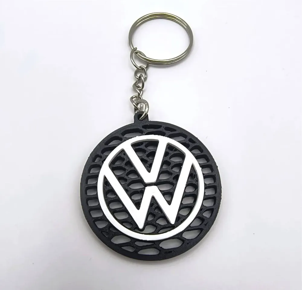 Skyforix volkswagen vw logo keychain 3d printed design premium keychain solution for volkswagen vw logo keychain 3d printed design - View 2
